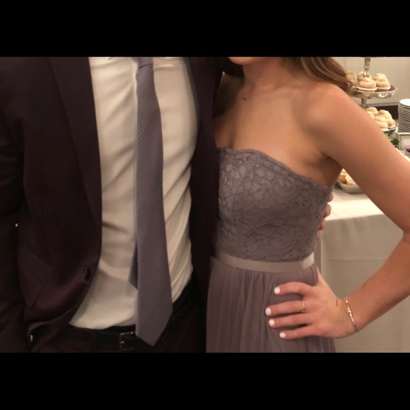 David’s bridal strapless dress - Picture 2 of 5